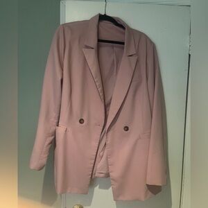 Women’s blazer, pink size 2XL